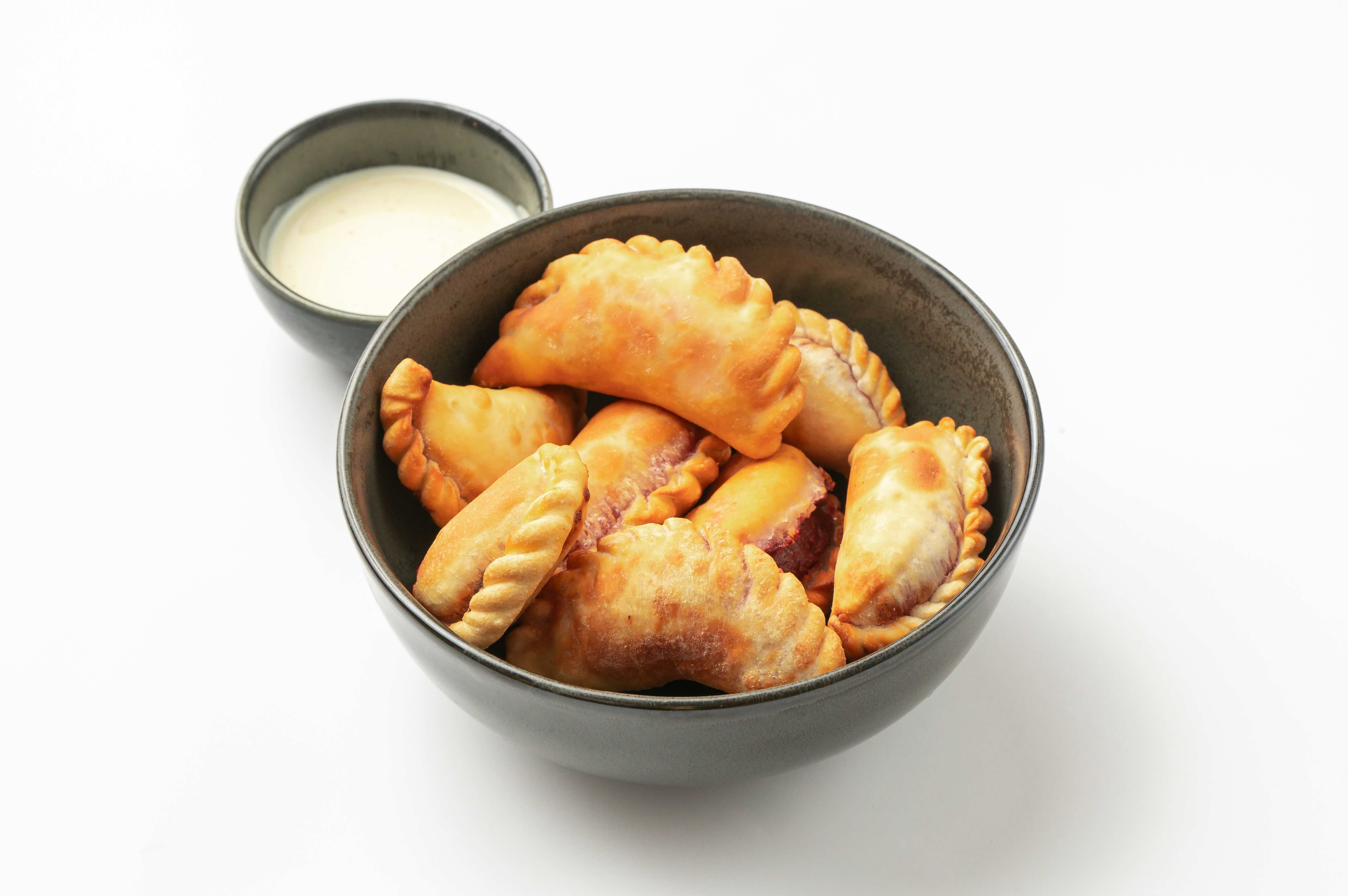 Вареники с картошкой и луком жареные